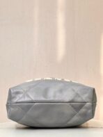 CC HOBO MINI 20CM WHITE GREY LAMBSKIN SILVER HARDWARE - Image 10