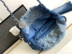 CC HOBO 39CM JEAN SILVER HARDWARE - Image 9