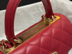 CC TRENDY 20CM RED LAMBSKIN GOLD HARDWARE - Image 6