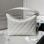 CC HOBO 28CM WHITE LAMBSKIN GOLD HARDWARE - Image 3