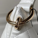 CC HOBO 28CM WHITE LAMBSKIN GOLD HARDWARE - Image 5