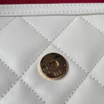 CC HOBO 28CM WHITE LAMBSKIN GOLD HARDWARE - Image 7