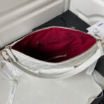 CC HOBO 28CM WHITE LAMBSKIN GOLD HARDWARE - Image 8