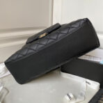 CC LARGE HOBO 37CM BLACK LAMBSKIN GOLD HARDWARE - Image 7