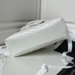 CC LARGE HOBO 37CM WHITE LAMBSKIN GOLD HARDWARE - Image 6