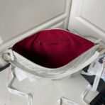CC LARGE HOBO 37CM WHITE LAMBSKIN GOLD HARDWARE - Image 8
