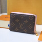 LOU WALLET 11.5CM BROWN PINK MONOGRAM CANVAS - Image 2
