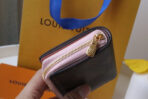 LOU WALLET 11.5CM BROWN PINK MONOGRAM CANVAS - Image 6