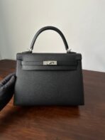 HM KELLY 25CM BLACK  SILVER HARDWARE - Image 3