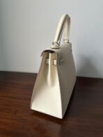 HM KELLY 25CM WHITE  SILVER HARDWARE - Image 4