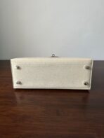 HM KELLY 25CM WHITE  SILVER HARDWARE - Image 6