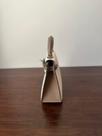 HM KELLY MINI 20 WHITE ETAIN  SILVER HARDWARE - Image 6