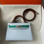 HM KELLY MINI 20 CLOUD BLUE  SILVER HARDWARE