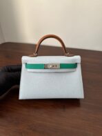 HM KELLY MINI 20 CLOUD BLUE  SILVER HARDWARE - Image 4