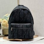 RIDER BACKPACK BLACK OBLIQUE JACQUARD - Image 2