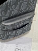 RIDER BACKPACK BLACK OBLIQUE JACQUARD - Image 9