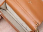 CC WOC 17 BROWN LAMBSKIN GOLD HARDWARE - Image 9