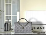 CC WOC 18.5 GREY LAMBSKIN SILVER HARDWARE - Image 3