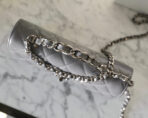CC WOC 18.5 GREY LAMBSKIN SILVER HARDWARE - Image 7