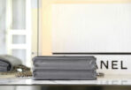 CC WOC 18.5 GREY LAMBSKIN SILVER HARDWARE - Image 8