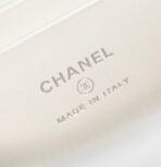 CC VANITY CASE 17 WHITE LAMBSKIN SILVER HARDWARE - Image 10