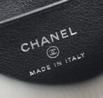 CC VANITY CASE 17 BLACK LAMBSKIN SILVER HARDWARE - Image 10