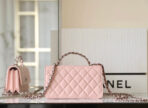CC WOC 18.5 PINK LAMBSKIN SILVER HARDWARE - Image 6