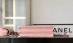 CC WOC 18.5 PINK LAMBSKIN SILVER HARDWARE - Image 8