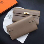 HERM Kelly Classic Long Wallet In Cedar - Image 2