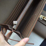 HERM Kelly Classic Long Wallet In Cedar - Image 5