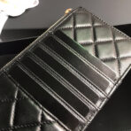 CC MOBILE PURSE 19.5 BLACK GRAINED CALFSKIN GOLD ICON - Image 6