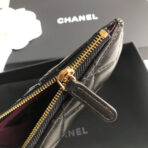 CC MOBILE PURSE 19.5 BLACK GRAINED CALFSKIN GOLD ICON - Image 10