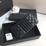 CC MOBILE PURSE 19.5 BLACK GRAINED CALFSKIN ICON - Image 4