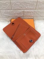 HM DOGON WALLET 20 ORANGE GRAINED - Image 4