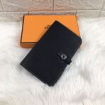 HM DOGON WALLET 20 BLACK GRAINED