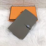 HM DOGON WALLET 20 GRAY GRAINED