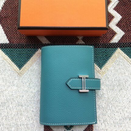 BEARN COMPACT WALLET 12 IN TEAL BLUE