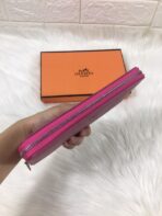 HM SILK'IN CLASSIC WALLET 20 BURGUNDY GRAINED - Image 7