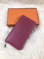 HM SILK'IN CLASSIC WALLET 20 BURGUNDY GRAINED - Image 5