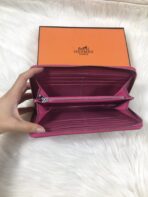 HM SILK'IN CLASSIC WALLET 20 BURGUNDY GRAINED - Image 4