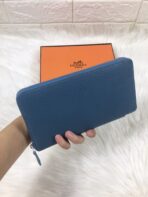 HM SILK'IN CLASSIC WALLET 20 CERULEAN GRAINED - Image 2