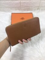 HM SILK'IN CLASSIC WALLET 20 BROWN GRAINED - Image 2