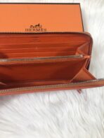 HM SILK'IN CLASSIC WALLET 20 ORANGE GRAINED - Image 6