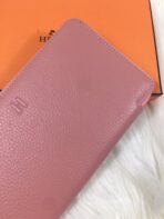 HM SILK'IN CLASSIC WALLET 20 LIGHT PINK GRAINED - Image 4