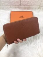HM SILK'IN CLASSIC WALLET 20 RUSSET GRAINED - Image 2