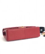 FLAP BAG JUMBO 30CM RED CAVIAR GOLD HARDWARE - Image 7