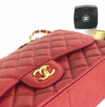 FLAP BAG JUMBO 30CM RED CAVIAR GOLD HARDWARE - Image 8
