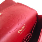 FLAP BAG JUMBO 30CM RED CAVIAR GOLD HARDWARE - Image 4