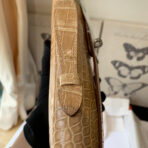 KELLY CUT 31 IN TORTILLA BROWN ALLIGATOR LEATHER WITH SILVER HARDWARE - Image 7