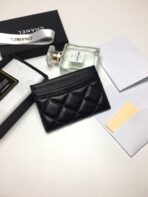 CC CARD HOLDER 11.2 BLACK CALFSKIN SILVER ICON - Image 5